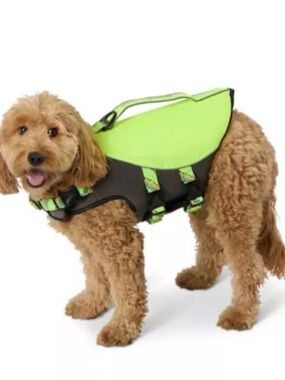 Arcadia Trail High Visibility Yellow Dog Life Jacket Medium